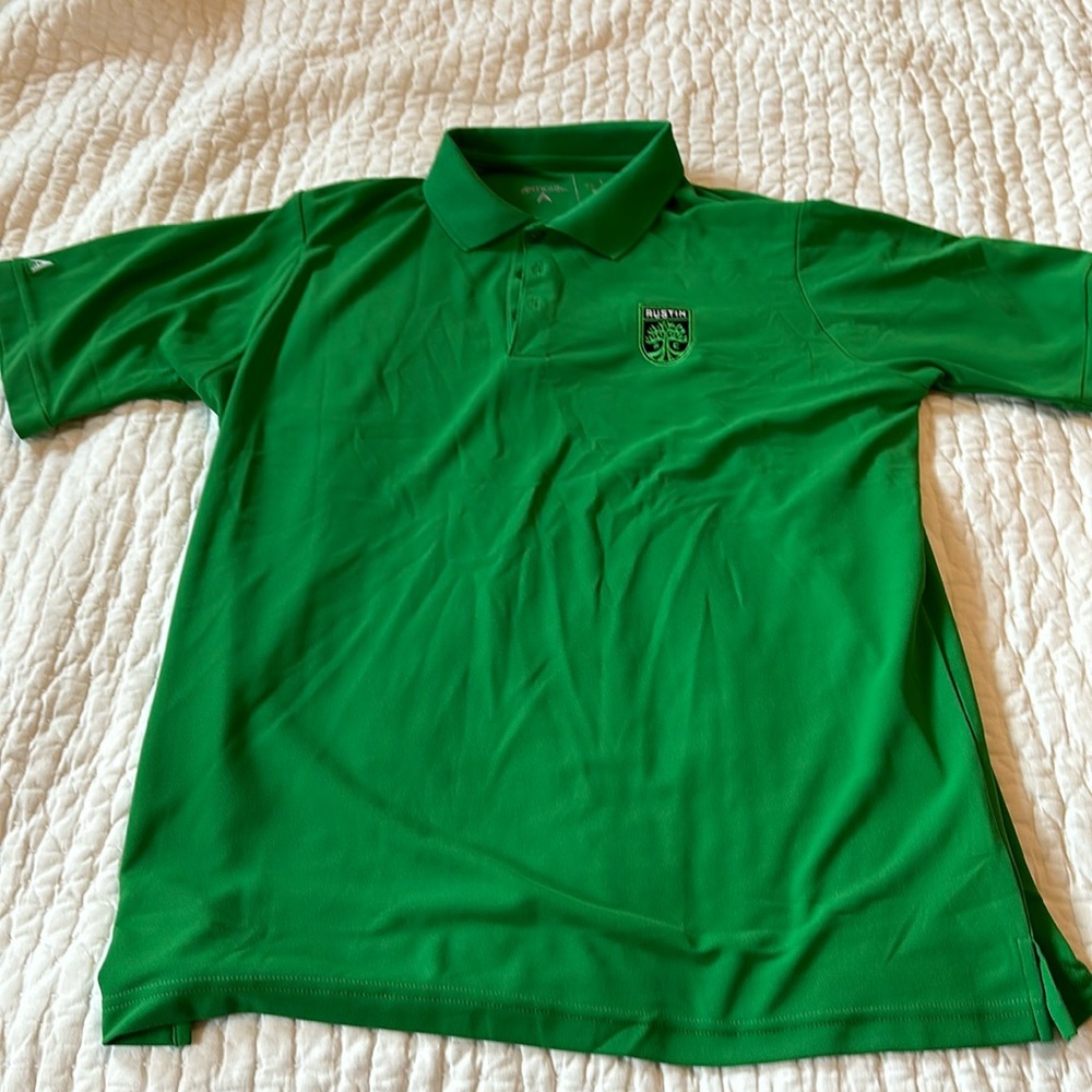 Austin fc soccer polo size large from Antigua